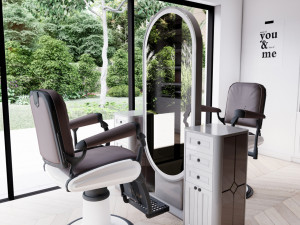 Barber Chair 3D 模型