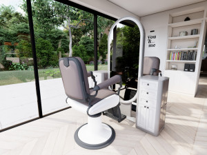 Barber Chair 3D 模型
