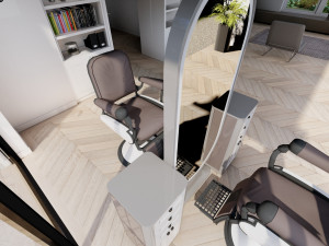 Barber Chair 3D 模型