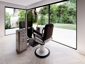 Barber Chair 3D 模型