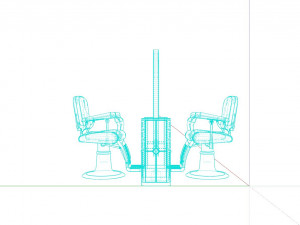 Barber Chair 3D 模型
