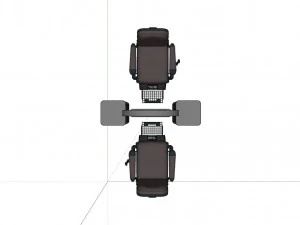 Barber Chair 3D Model