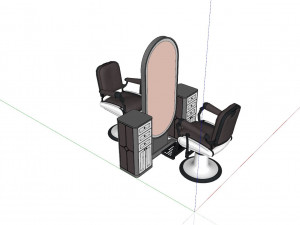 Barber Chair 3D 模型