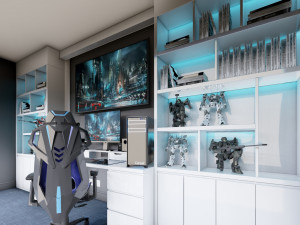 Gaming Computer Desk Modèle 3D