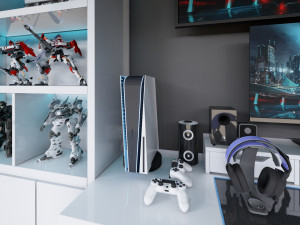 Gaming Computer Desk Modèle 3D
