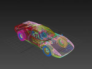 Porsche 904 Carrera GTS 1964 Classic Racing Car 3D Model