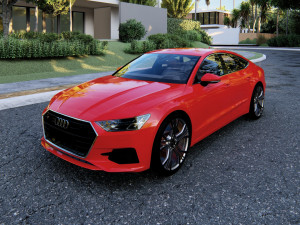 Audi RS7 Sportback 2022 3D Model