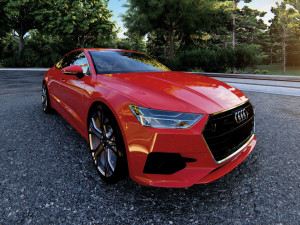 Audi RS7 Sportback 2022 3D 模型