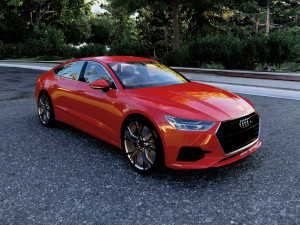 Audi RS7 Sportback 2022 3D 模型