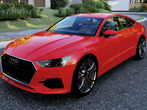 Audi RS7 Sportback 2022 3D 模型