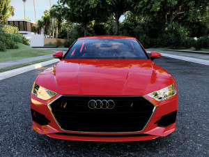 Audi RS7 Sportback 2022 3D 模型