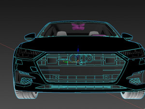 Audi RS7 Sportback 2022 3D 模型