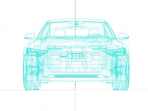 Audi RS7 Sportback 2022 3D 模型