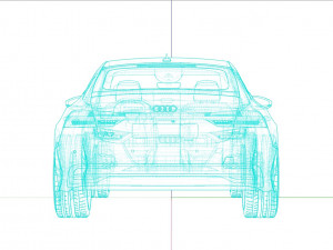 Audi RS7 Sportback 2022 3D 模型