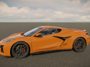 Chevrolet Corvette Z06 2023 3Dモデル