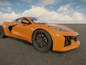 Chevrolet Corvette Z06 2023 3Dモデル