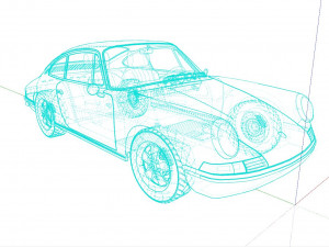 Porsche 911 Carrera RS 1972 3D Model