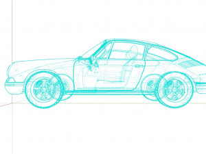 Porsche 911 Carrera RS 1972 3D Model