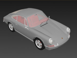 Porsche 911 Carrera RS 1972 3D Model