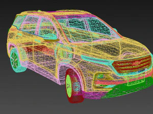 Chevrolet Captiva 2022 3D Model