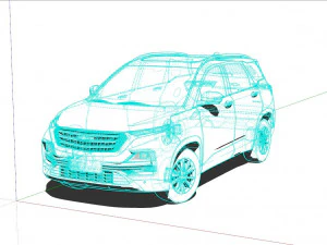 Chevrolet Captiva 2022 3D Model