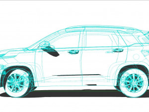 Chevrolet Captiva 2022 Modelo 3D