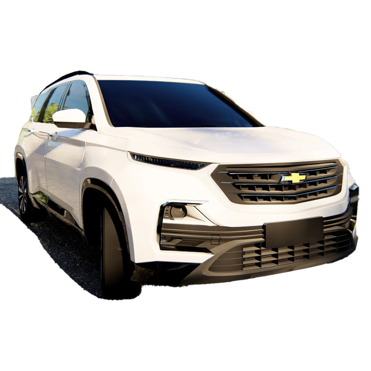 Chevrolet Captiva 2022 3D Model .c4d .max .obj .3ds .fbx .stl .blend 