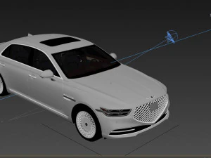 Genesis G90 2022 3D Model