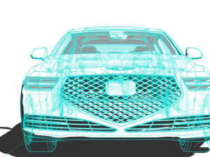 Genesis G90 2022 Modello 3D