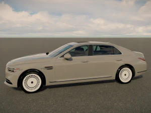 Genesis G90 2022 3D Model