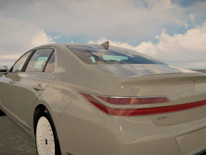 Genesis G90 2022 3D Model