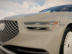 Genesis G90 2022 3D Model