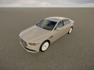 Genesis G90 2022 Modello 3D