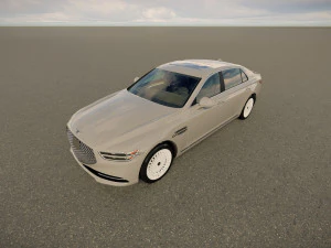 Genesis G90 2022 3D Model