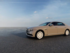 Genesis G90 2022 3D Model