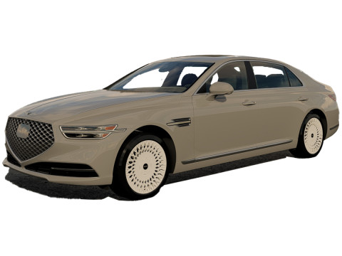 Genesis G90 2022 3D Model