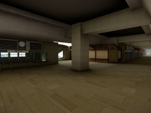 Modern Elevated Metro Station Detailed Train Station Modèle 3D