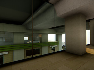 Modern Elevated Metro Station Detailed Train Station Modèle 3D