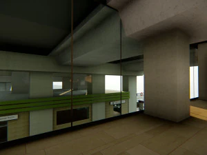 Modern Elevated Metro Station Detailed Train Station 3D Model