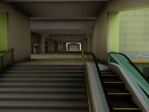 Modern Elevated Metro Station Detailed Train Station 3D Model