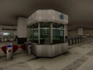 Modern Elevated Metro Station Detailed Train Station 3D Model