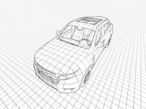 Honda UR V 2023 3D Model