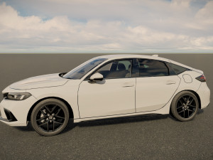 Honda Civic Hatchback 2023 Modelo 3D