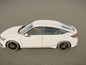 Honda Civic Hatchback 2023 Modelo 3D