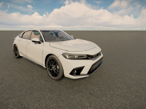 Honda Civic Hatchback 2023 Modelo 3D