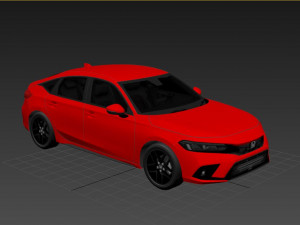 Honda Civic Hatchback 2023 Modelo 3D