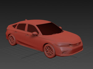 Honda Civic Hatchback 2023 Modelo 3D