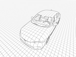 Honda Civic Hatchback 2023 Modelo 3D
