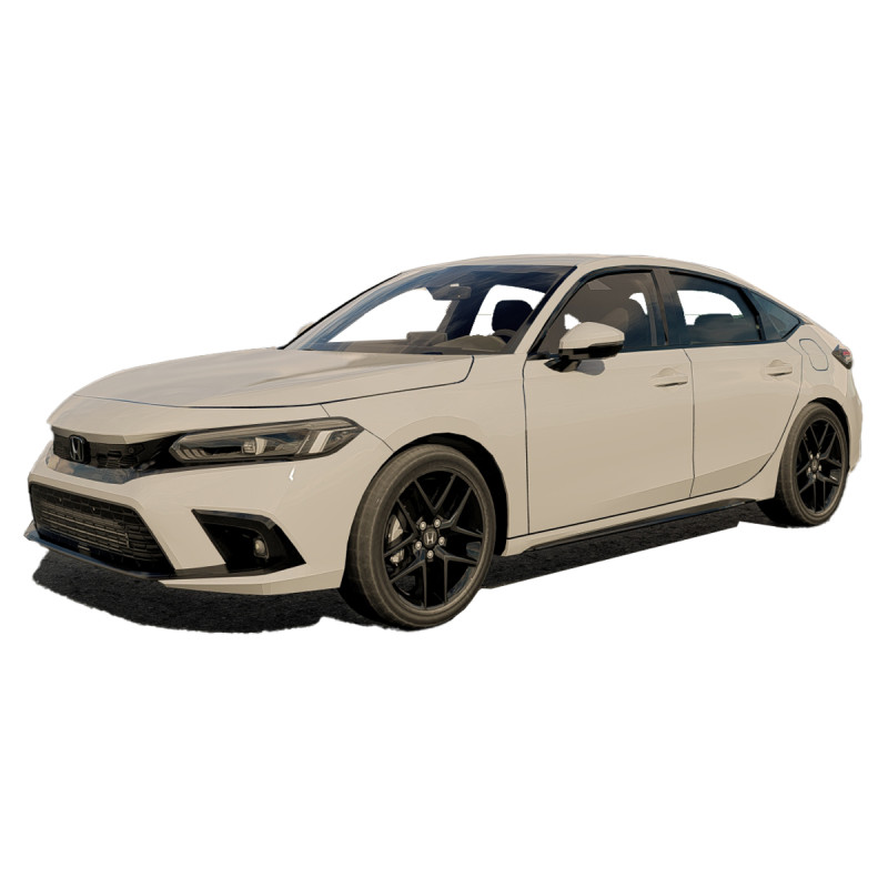 Honda Civic Hatchback 2023 Modelo 3D .c4d .max .obj .3ds .fbx .stl .blend 