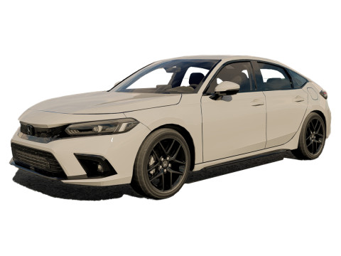 Honda Civic Hatchback 2023 3D Model